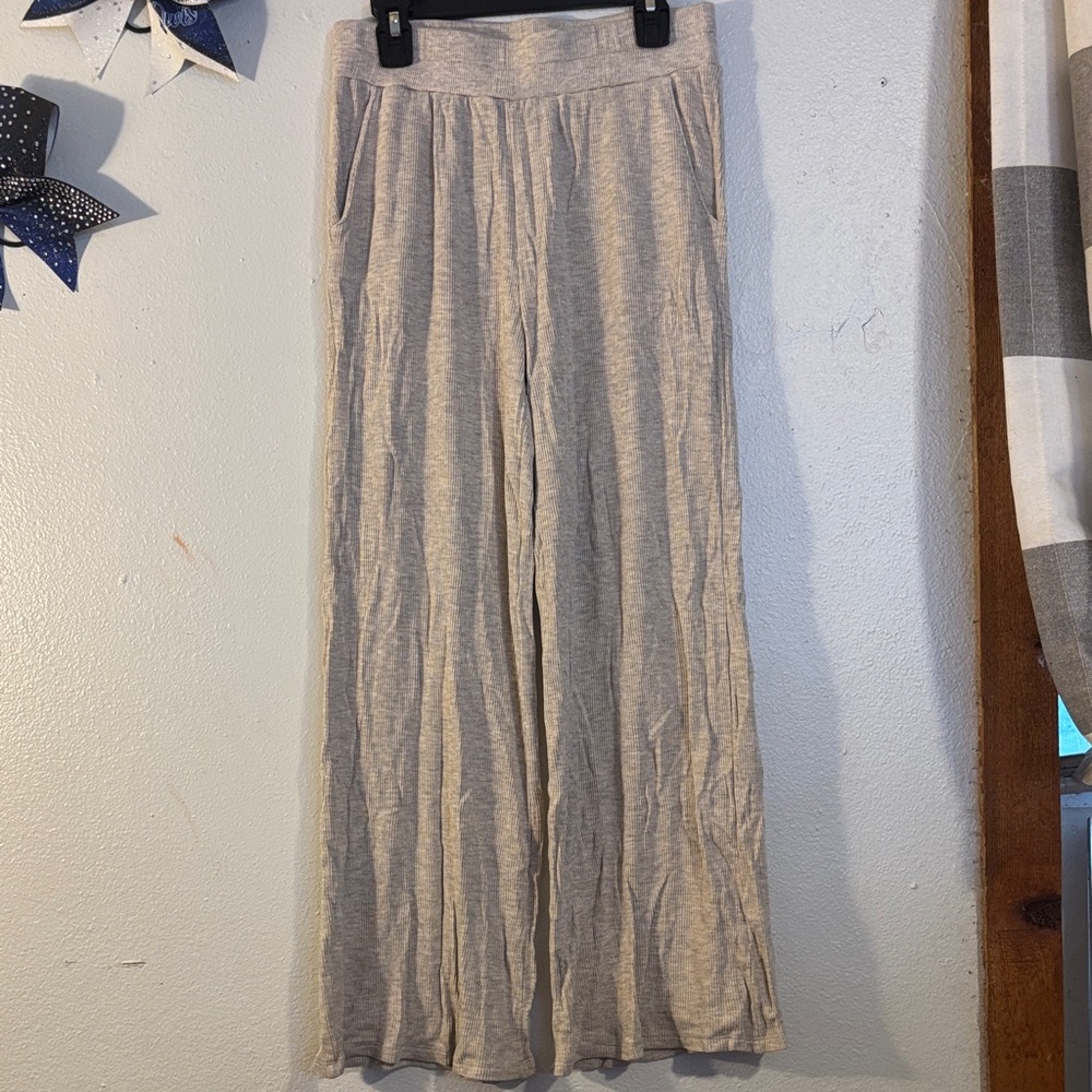 Final Touch Gray Wide-Leg Pants